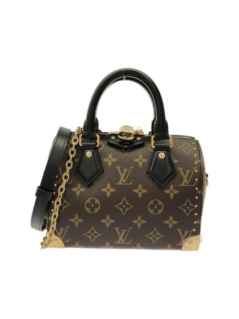 Louis Vuitton Monogram Reverse Speedy Trunk 20 Boston Bag